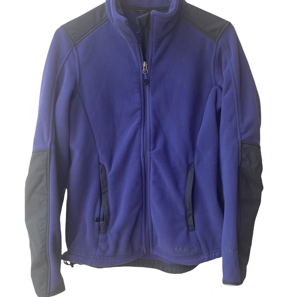L.L. BEAN Women’s Purple Polartec Zip Up Fleece Jacket Size XS